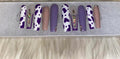 Purple Cow Print Set