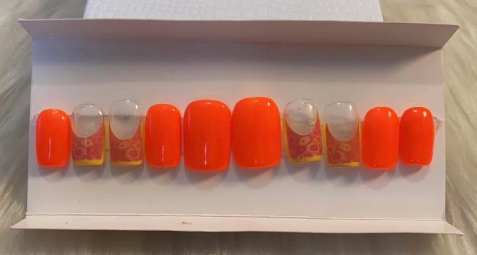 Orange Short Set