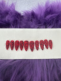 Red Leopard Set (Short Stiletto)