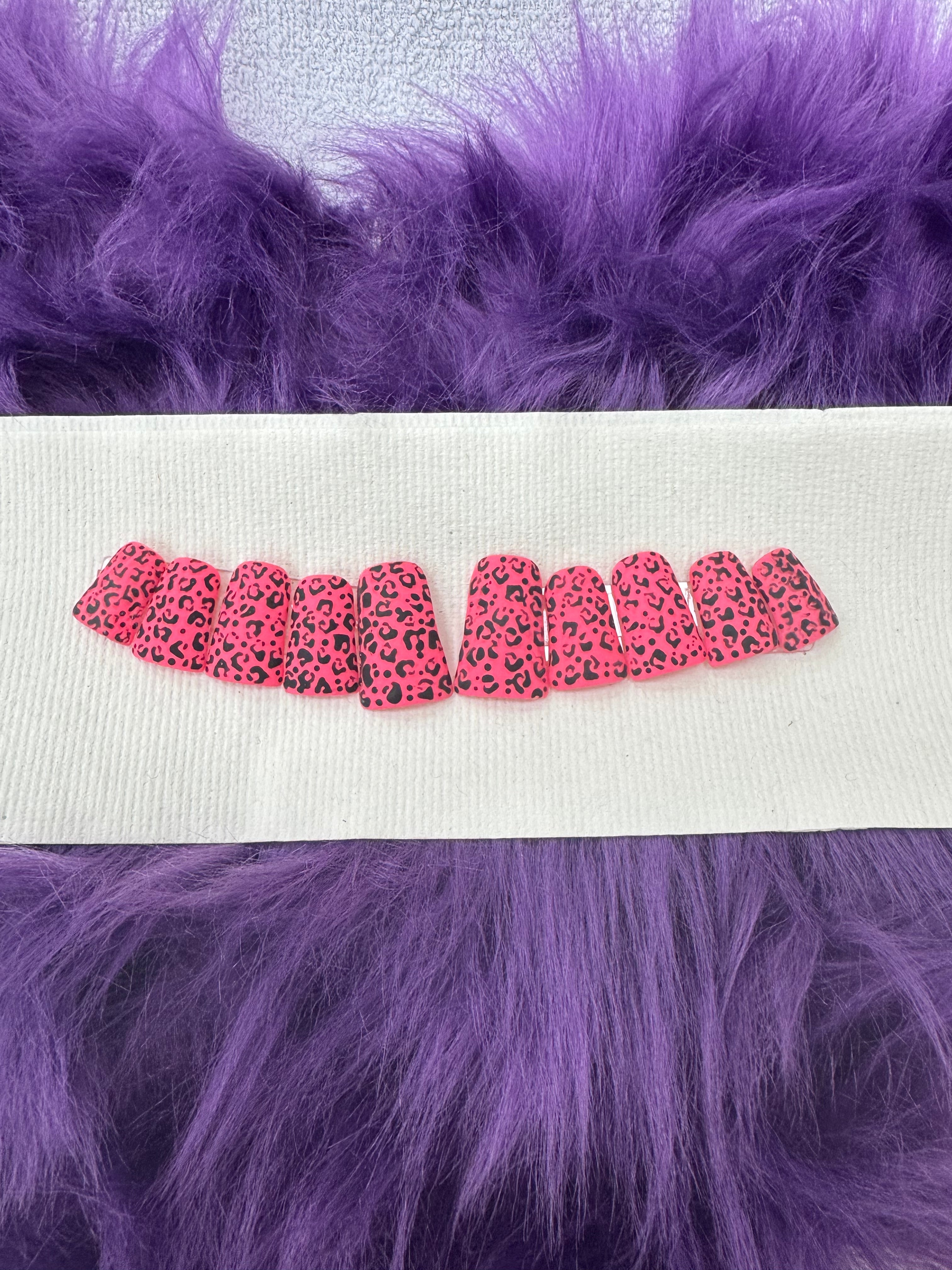 Pink Duck Leopard Set